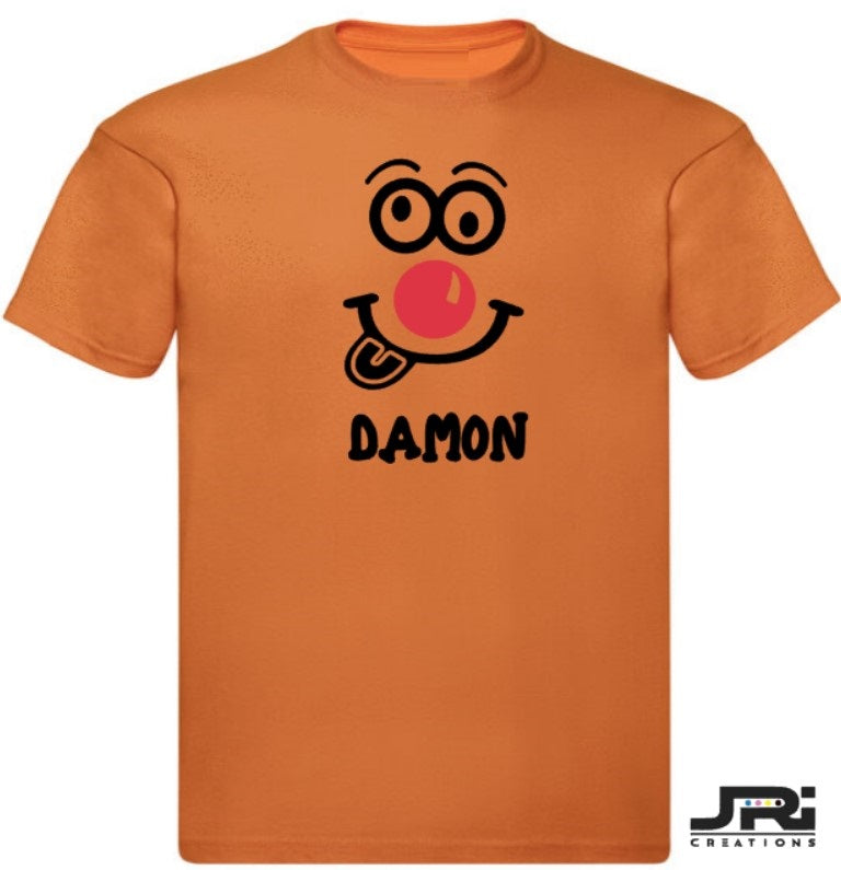 Personalised Kids/Adult T-Shirt Red Nose Day (Face Design)