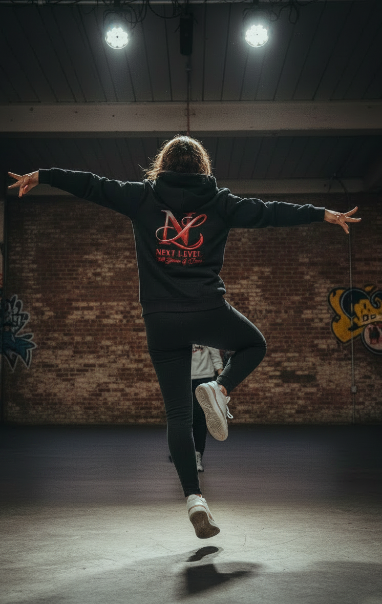 🏆**Next Level Official Merchandise**🏆 Black Zip Hooded Sweatshirt Cotton