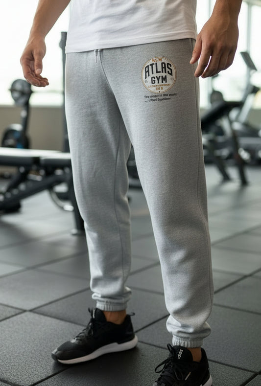 Kid's/Adult Cuffed Jogging Bottoms ( Heather Grey )🏋️‍♀️