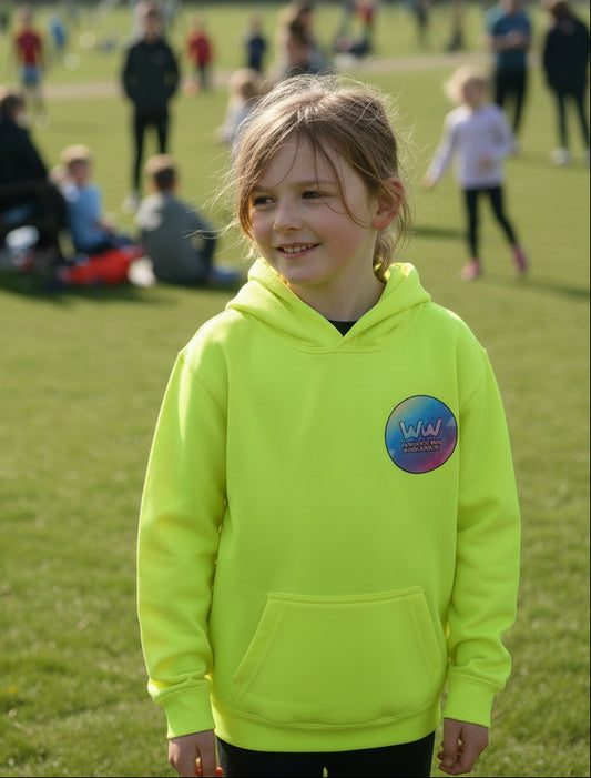 🚨**Washington Weekender Official Event Merchandise**🚨Kids/Adult Hoodie Fluorescent Yellow Hooded Sweatshirt