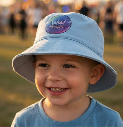 🚨**Washington Weekender Official Event Merchandise**🚨 Reversable Baby Blue Bucket Hat