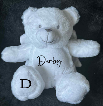 Personalised Soft Toy Plush Mumbles Print Me Teddy Bear, 💫 Printed Name