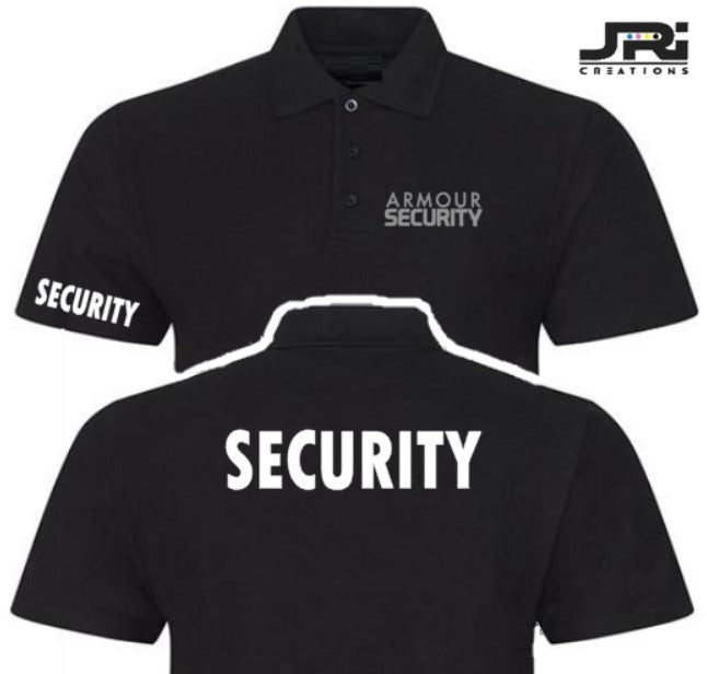 Business Polo T-Shirt Armour Security