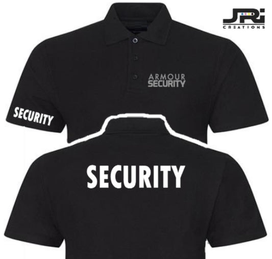 Business Polo T-Shirt Armour Security