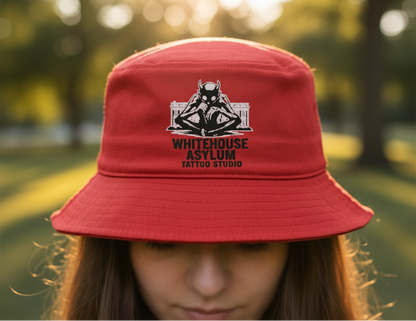 Official Whitehouse Asylum Tattoos Merchandise Reversible 🔀 Bucket Hat Front & Inside