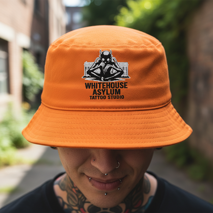 Official Whitehouse Asylum Tattoos Merchandise Reversible 🔀 Bucket Hat Front & Inside