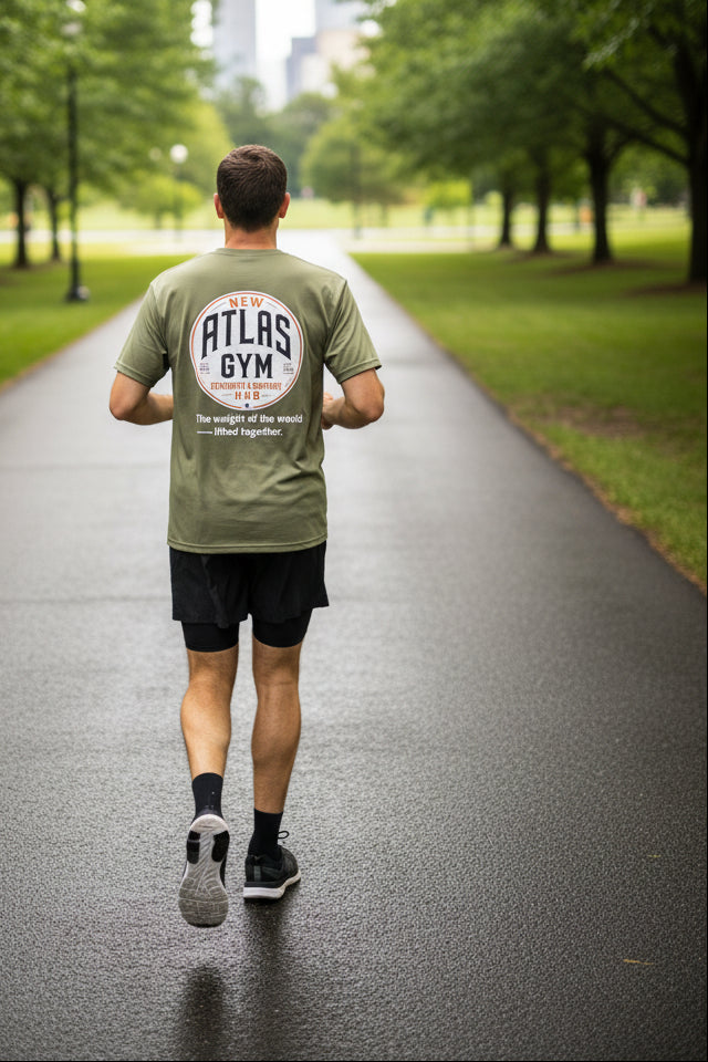 Kid's/Adult Heavy Cotton T-Shirt ( Olive )🏋️‍♂️