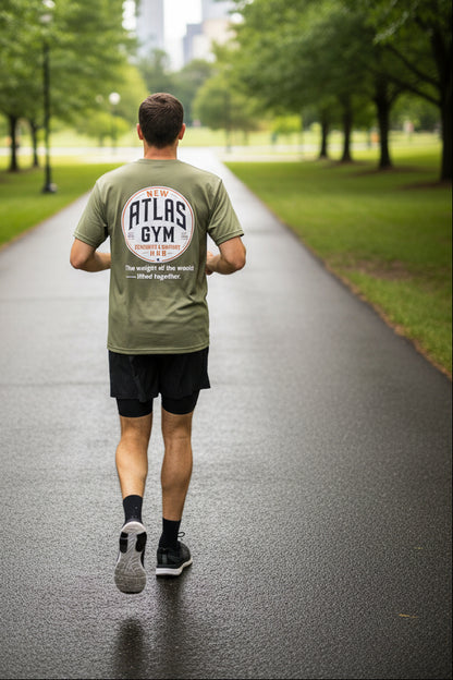 Kid's/Adult Heavy Cotton T-Shirt ( Olive )🏋️‍♂️
