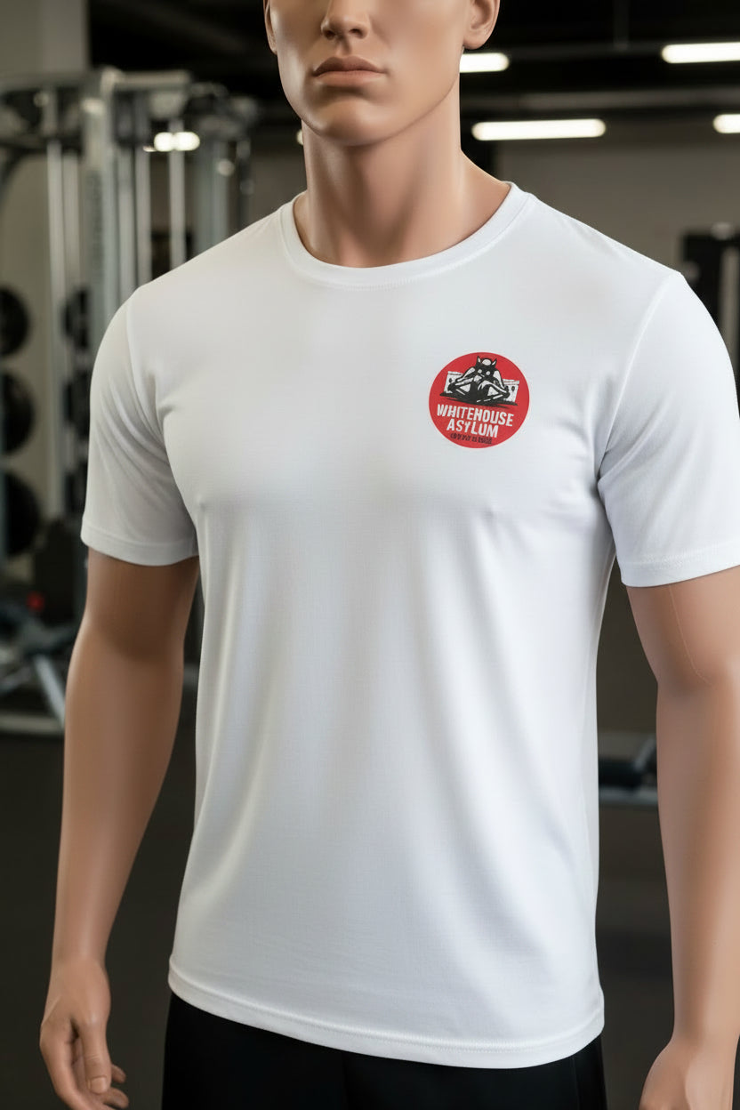 Official Whitehouse Asylum Tattoos Merchandise T-Shirt ( White )