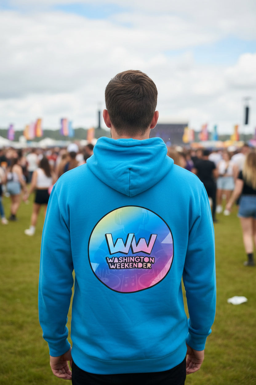 🚨**Washington Weekender Official Event Merchandise**🚨Kids/Adult Hoodie Bright Blue Hooded Sweatshirt