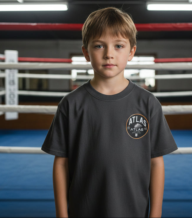 Kid's/Adult Heavy Cotton T-Shirt ( Charcoal )🥊