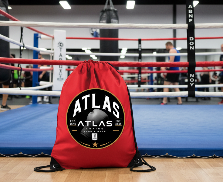 🥊 **Atlas Boxing ** 🥊Official Merchandise Drawstring Gym Bag