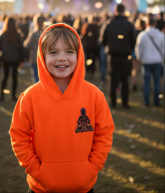 🚨**Washington Weekender Official Event Merchandise**🚨Kids/Adult Hoodie Fluorescent Orange Hooded Sweatshirt