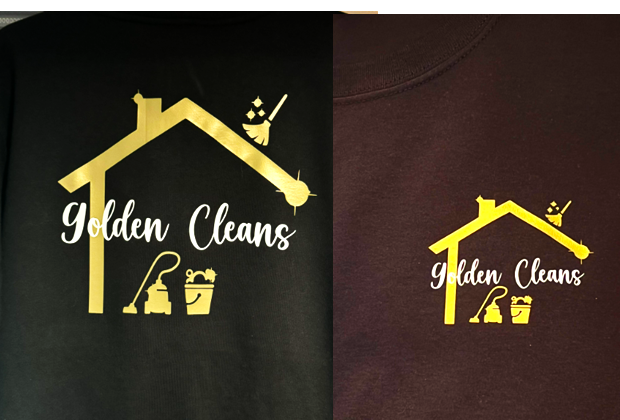 Business Polo T-Shirt Golden Cleans