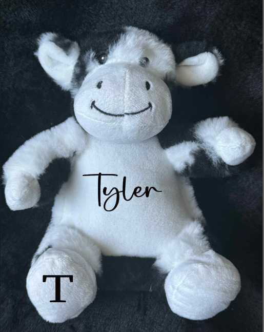 Personalised Soft Toy Plush Mumbles Print Me Teddy Bear, 💫 Printed Name