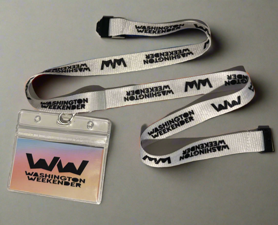 Washington Weekender Official Merchandise Lanyard & Holder