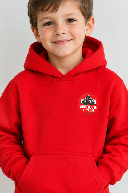 Official Whitehouse Asylum Tattoos Merchandise Hoodie Red