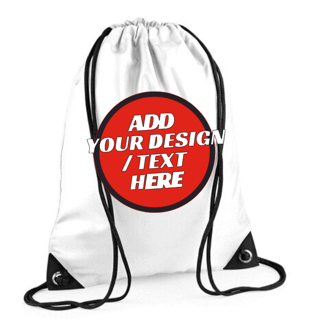 #15 Design Your Own Printed Drawstring Gym Bag