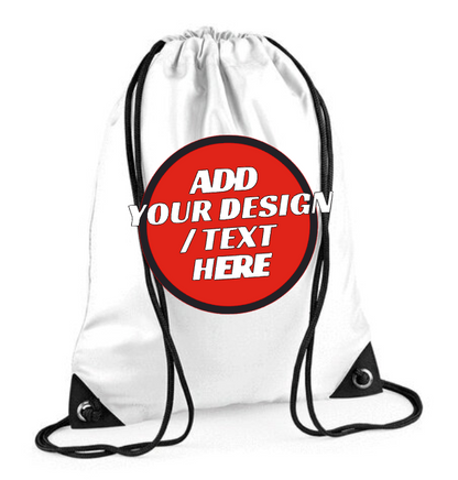 #15 Design Your Own Printed Drawstring Gym Bag