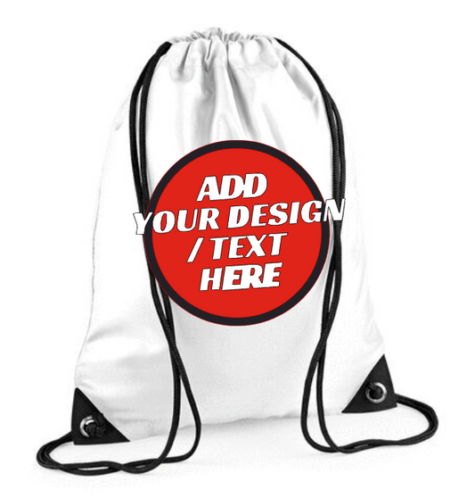 #15 Design Your Own Printed Drawstring Gym Bag