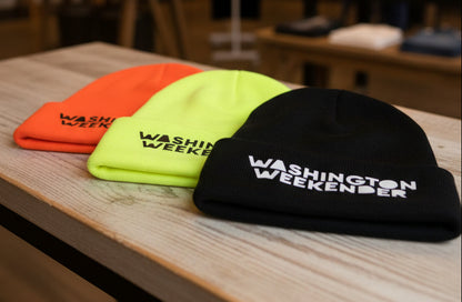 🚨**Washington Weekender Official Event Merchandise**🚨Thinsulate Beanie Wooly Hat Fluorescent Orange