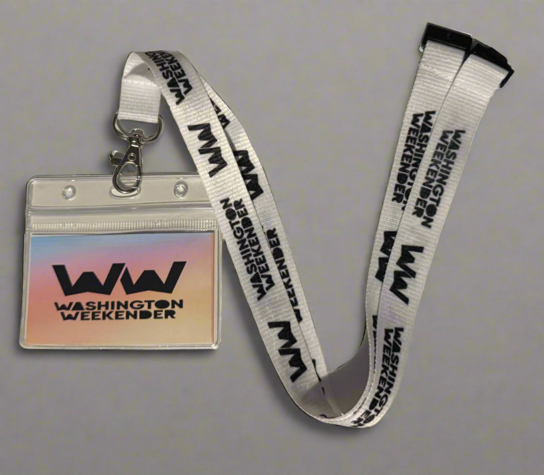 Washington Weekender Official Merchandise Lanyard & Holder