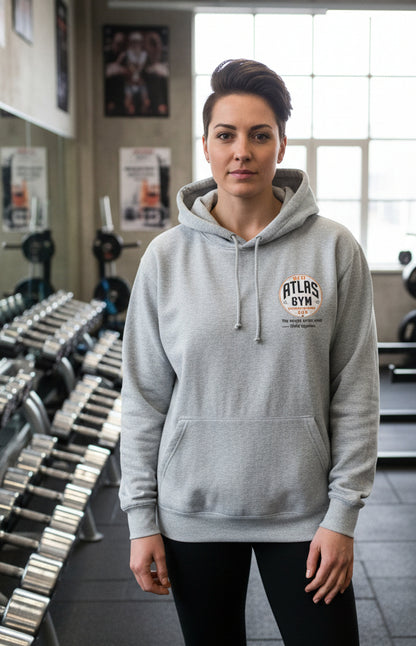 Kid's/Adult Soft Cotton 280GSM Gym Hoodie ( Heather Grey )🏋️‍♂️