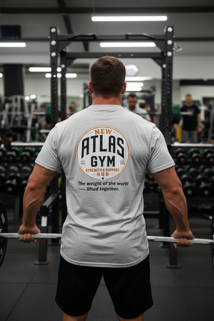 Kid's/Adult Heavy Cotton T-Shirt ( Heather Grey )🏋️‍♂️