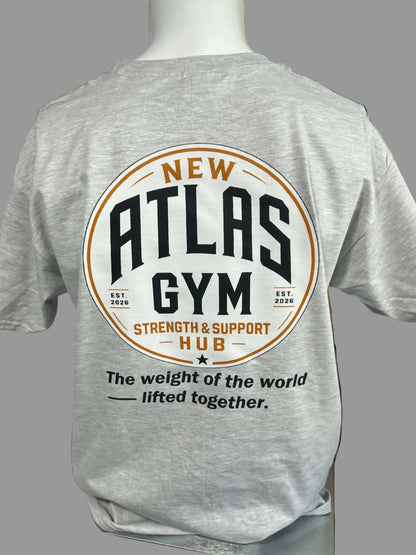 Kid's/Adult Heavy Cotton T-Shirt ( Heather Grey )🏋️‍♂️