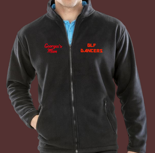 GLF Official Uniform Black Full Zip Fleece