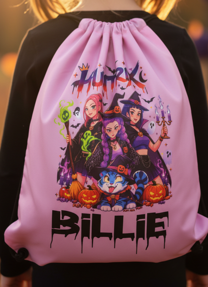 Halloween Drawstring Bag Trick Or Treat ( Characters 2 )