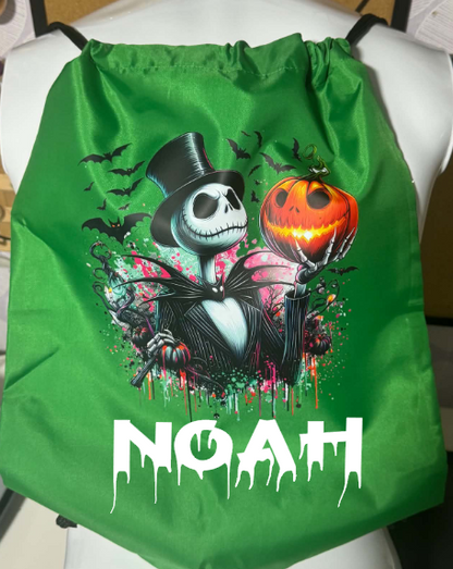 Halloween Drawstring Bag Trick Or Treat ( Characters )