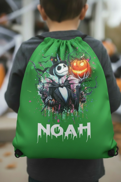 Halloween Drawstring Bag Trick Or Treat ( Characters )