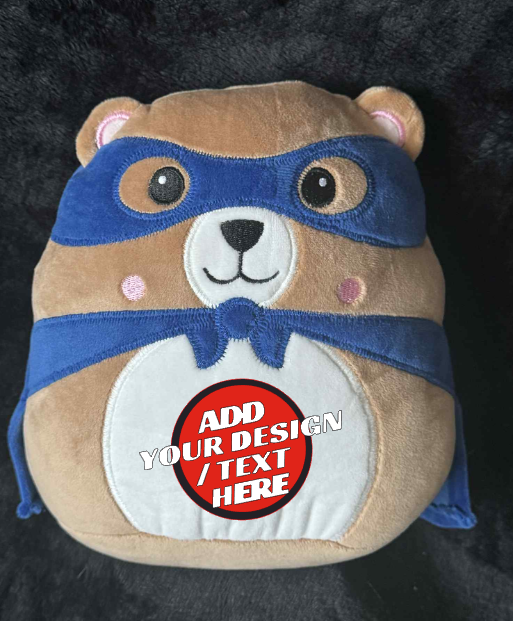 Personalised Soft Toy Plush Mumbles Print Me Teddy Bear, Printed Design Your Own 🖼️ Hero