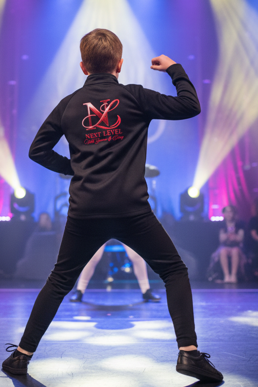 🏆**Next Level Official Merchandise**🏆 Full Zip Jacket Black Logo / Name