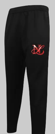 🏆**Next Level Official Merchandise**🏆 Tracksuit Bottoms Black, Black/Red Logo
