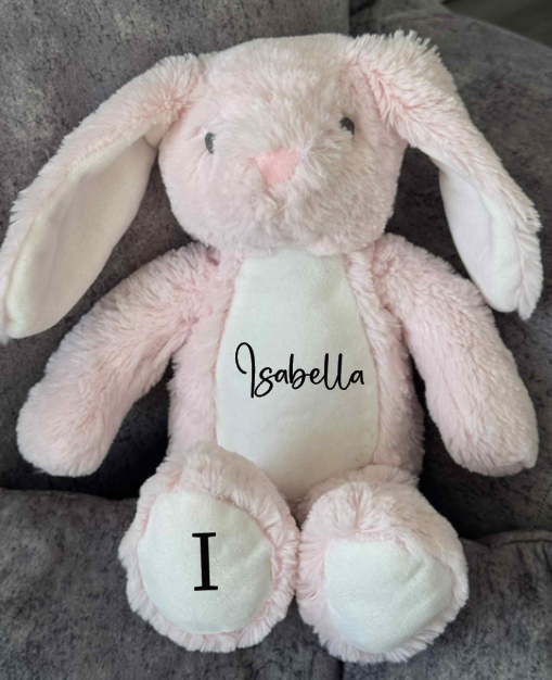 Personalised Soft Toy Plush Mumbles Print Me Teddy Bear, 💫 Printed Name