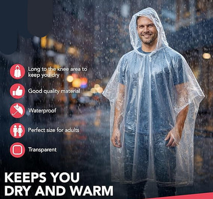 🚨**Washington Weekender Official Event Merchandise**🚨  Disposable Waterproof Poncho