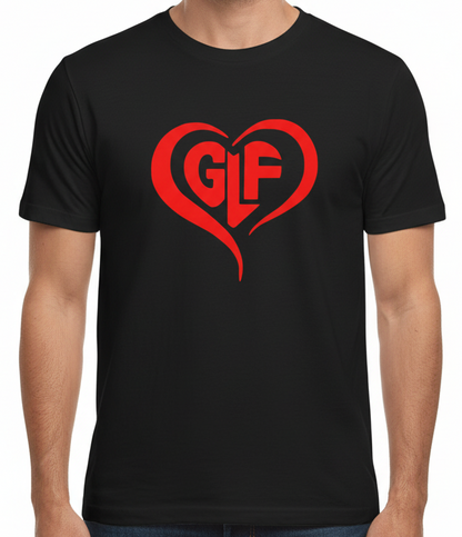 GLF Official Uniform T-Shirt Black Logo / Name 💗 Promo