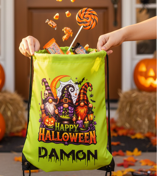 Halloween Drawstring Bag ( Halloween Gonks )