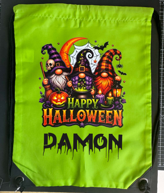 Halloween Drawstring Bag ( Halloween Gonks )