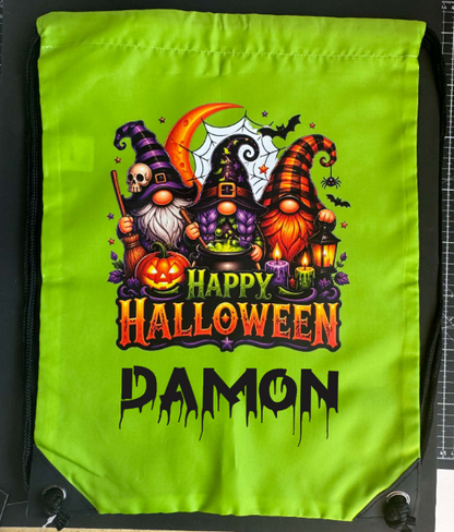 Halloween Drawstring Bag ( Halloween Gonks )