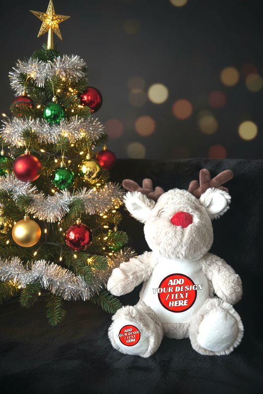 🫟 Design Your Own Teddies Soft Toy Plush Mumbles Teddy Bear, 🖼️ Reindeer