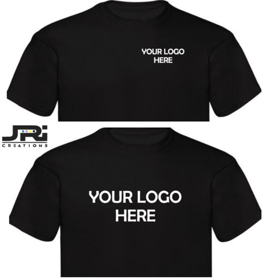 Custom Business T-Shirt Back & Breast Logo